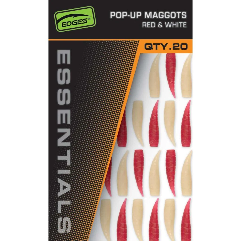 Fox Pop Up Maggots(10 red,10 white)