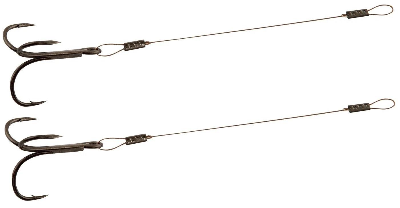 Fox Rage 49 Strand Stinger - 2 Angsthaken 14cm / 12kg / Gr. 1