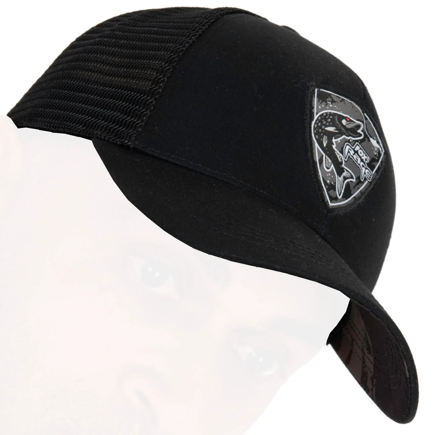 Fox Rage Limited Edition Black Pike Trucker Cap - Angelcap