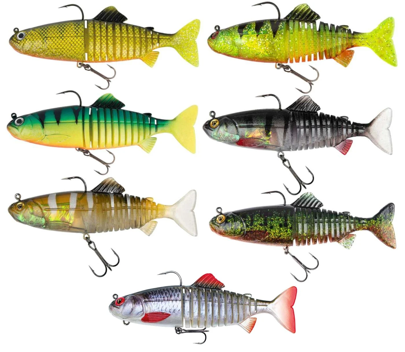 Fox Rage Replicant Jointed 15cm 60g - Gummifisch Pike UV