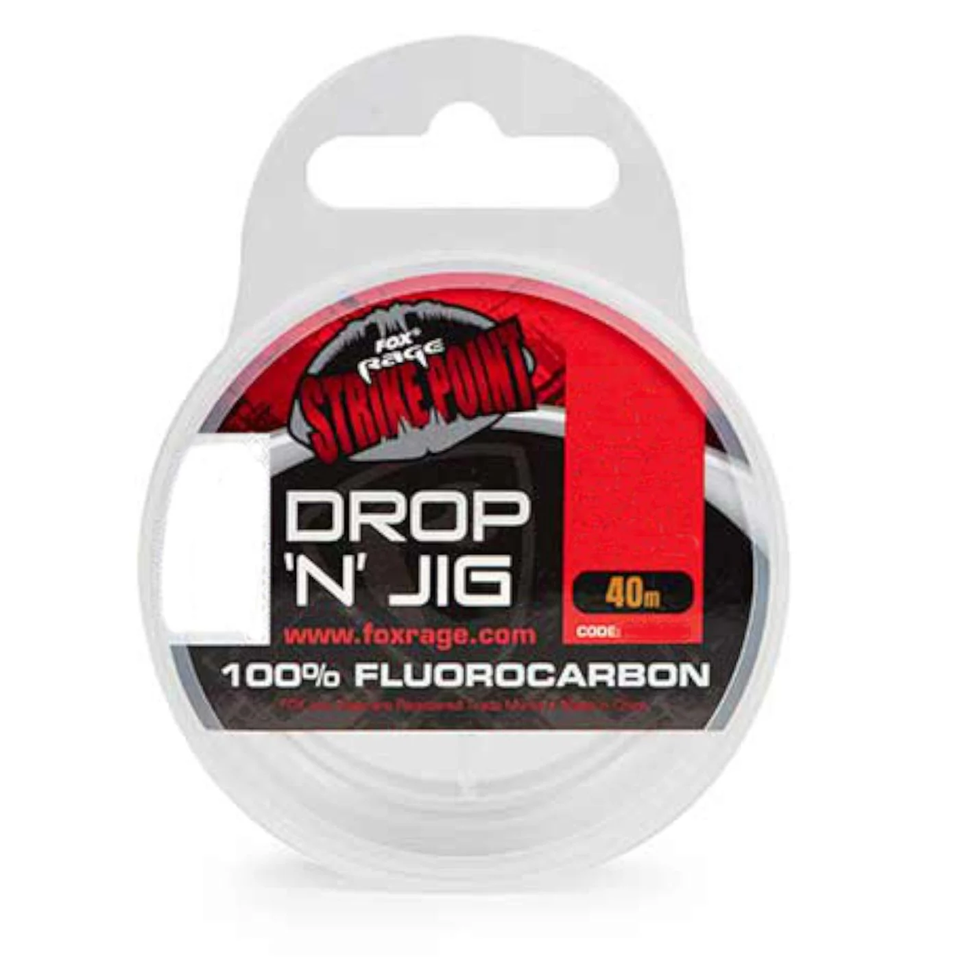 Fox Rage Strike Point Drop N Jig Fluro - 40m Fluorocarbonschnur