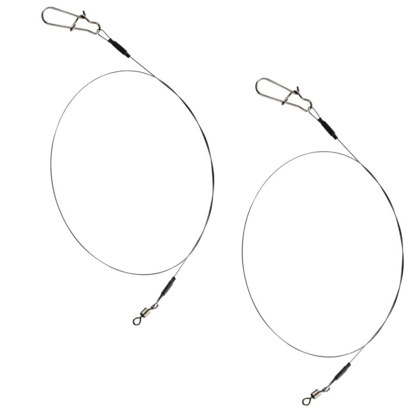 Fox Rage Strike Point Jerk Leader titanium 40cm - 2 Titanvorfächer 1.00mm