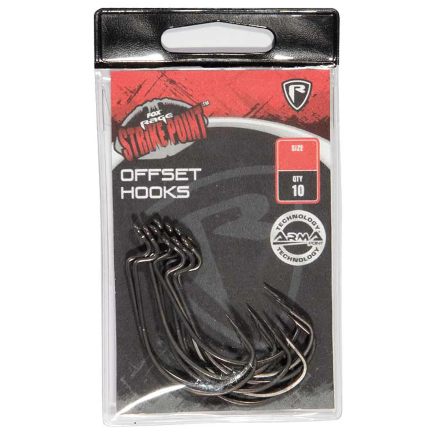 Fox Rage Strike Point Offset Hooks sz - 10 Offsethaken