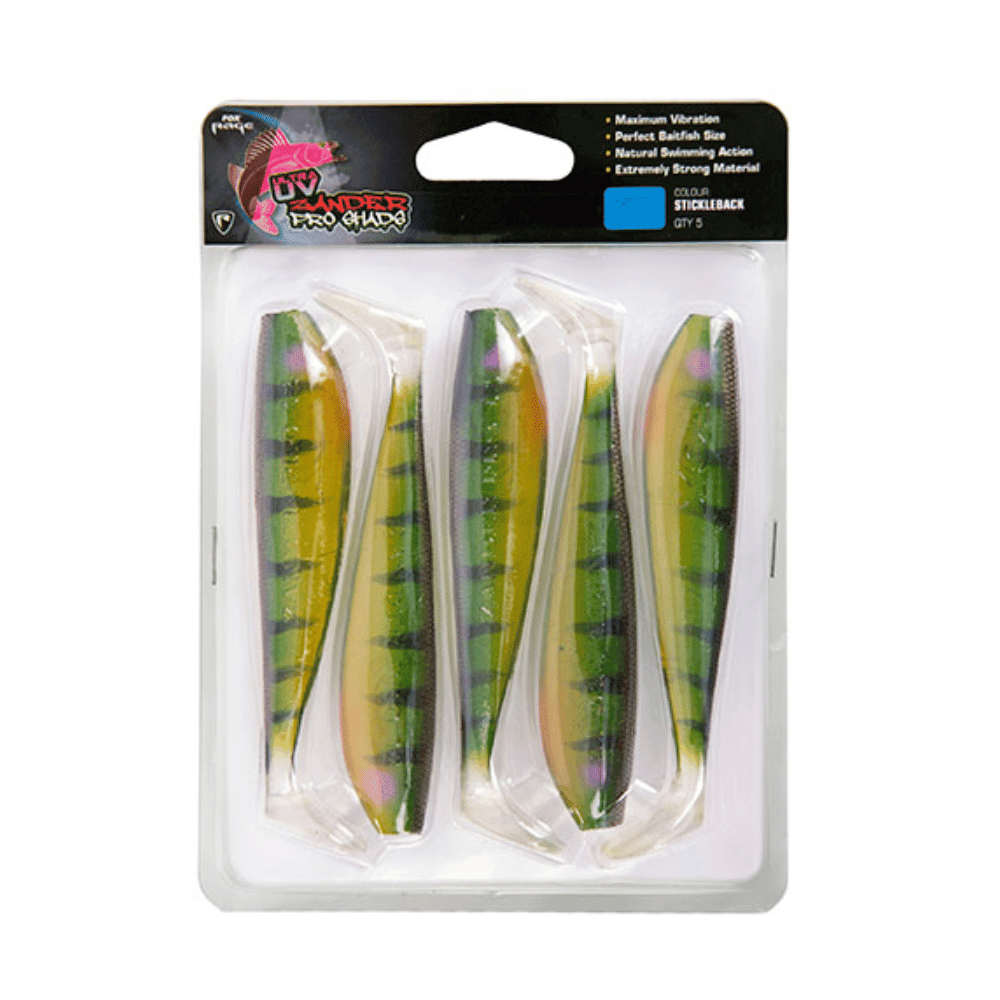Fox Rage Zander Pro Ultra UV 7,5cm Stickleback 5 Stück