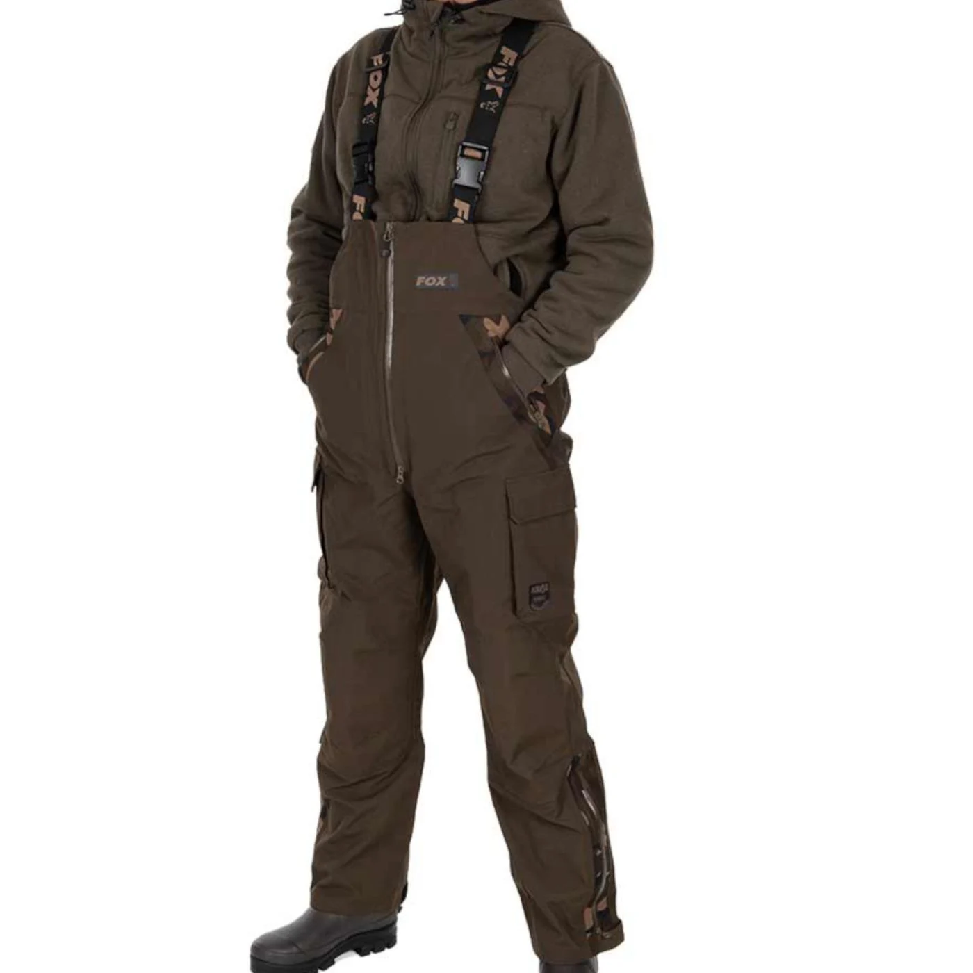 Fox RS25K Khaki Salopettes - Latzhose M