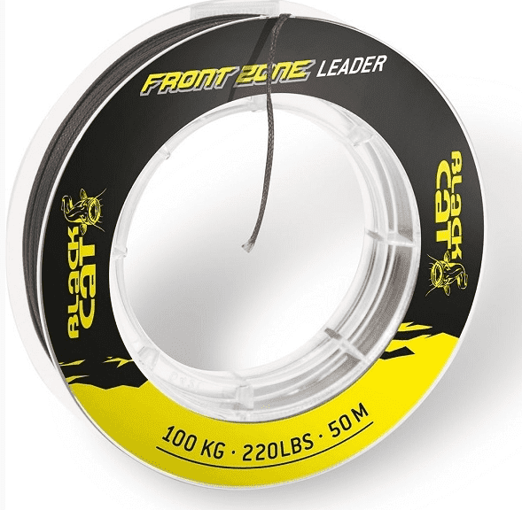 Black Cat Front Zone Vorfach 1,0 mm 100 kg 50 Meter Schwarz