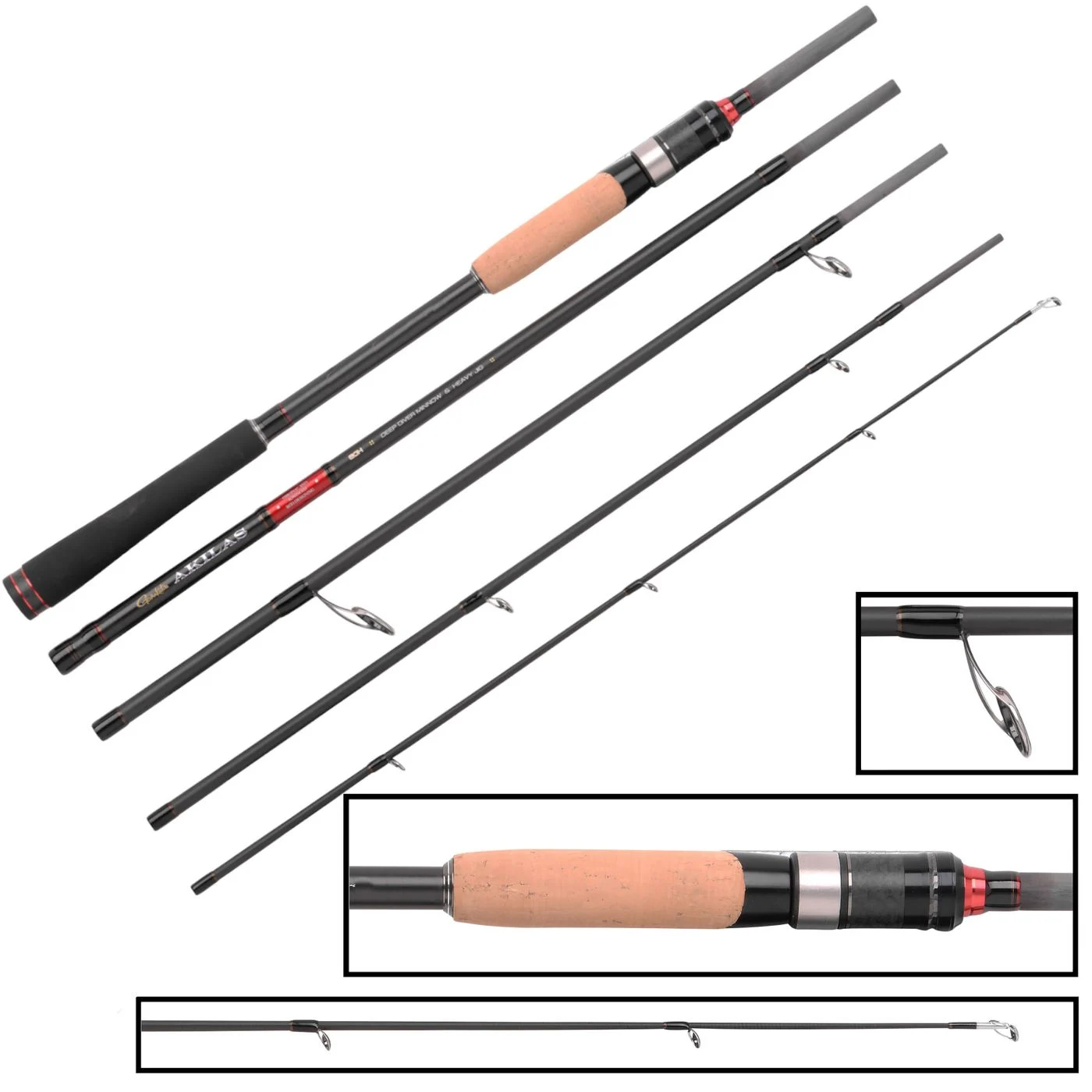 Gamakatsu 80H Deep Diver Minnow & Heavy Jig 2,40m 10-45g - Reiserute