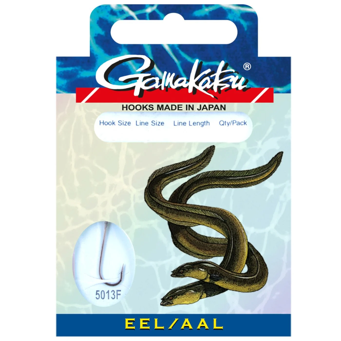 Gamakatsu Aal LS-5013 - 10 gebundene Angelhaken Gr. 4 / 0.25mm