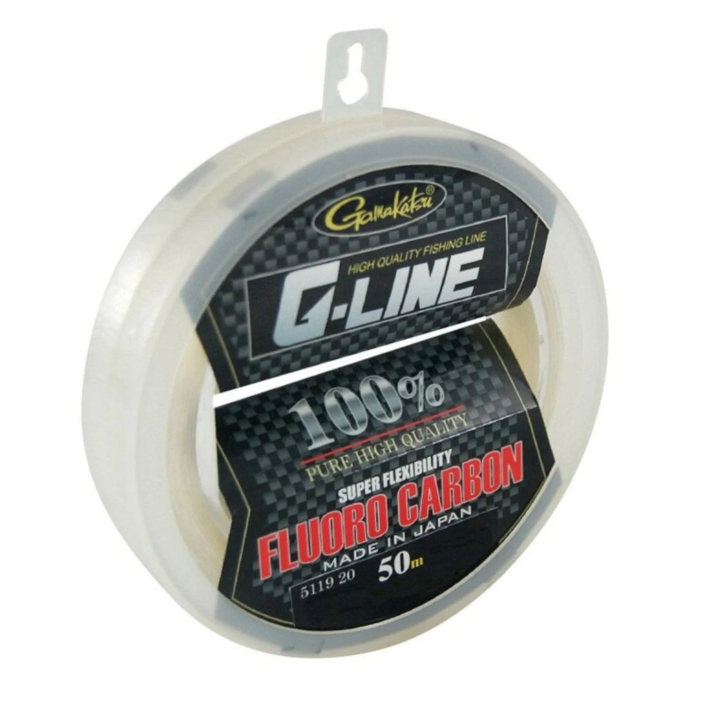 Gamakatsu G-Line Fluorocarbon Big Spool 0.40mm 50m - Fluorocarbonschnur