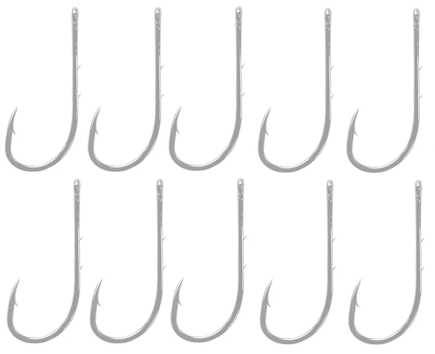 Gamakatsu Haken LS-5213 nickelfarben - 10 Angelhaken