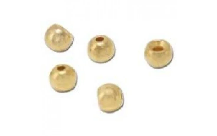 Goldkopfperlen im Sortiment