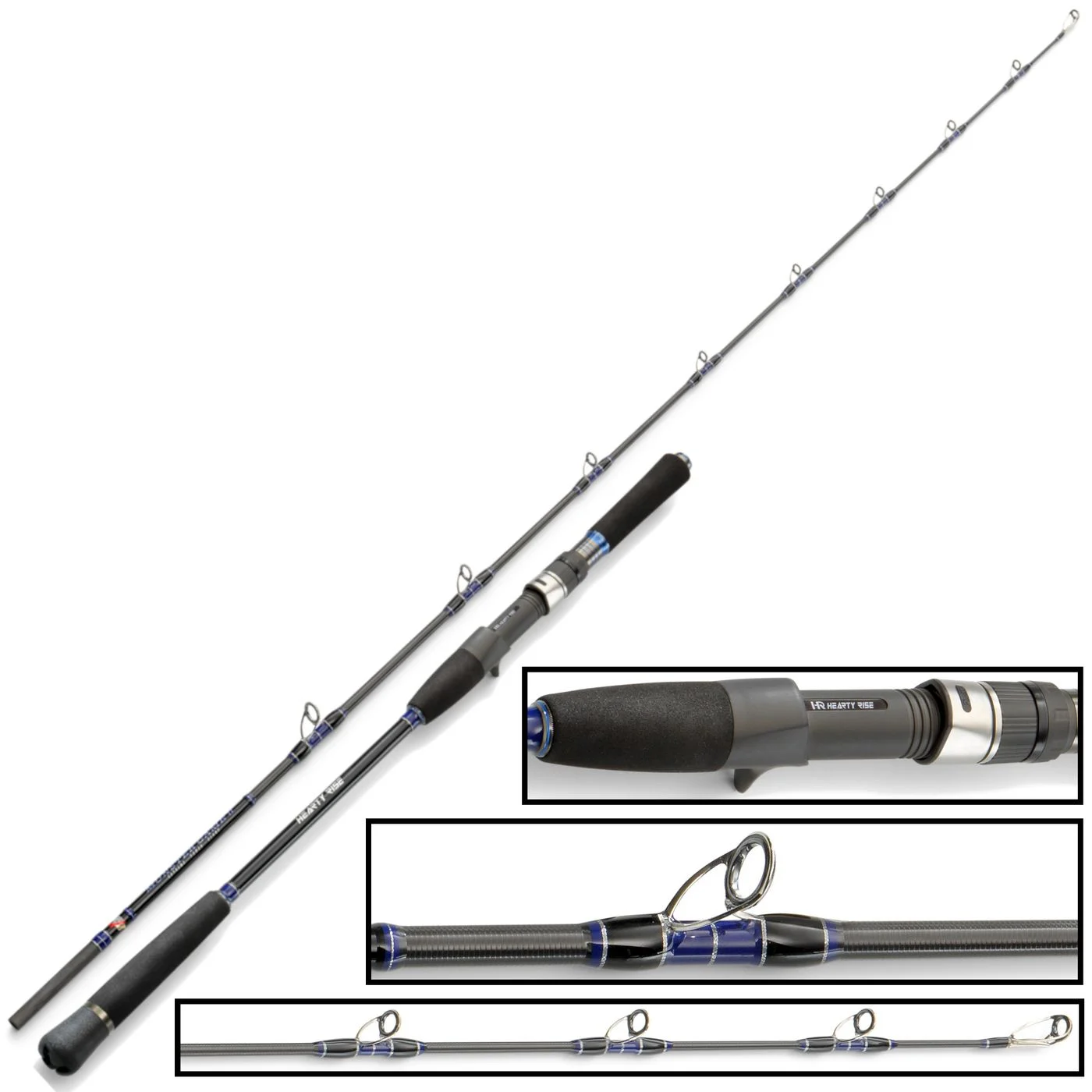Hearty Rise 1,97m 400g Monster Game II - Baitcaster Meeresrute