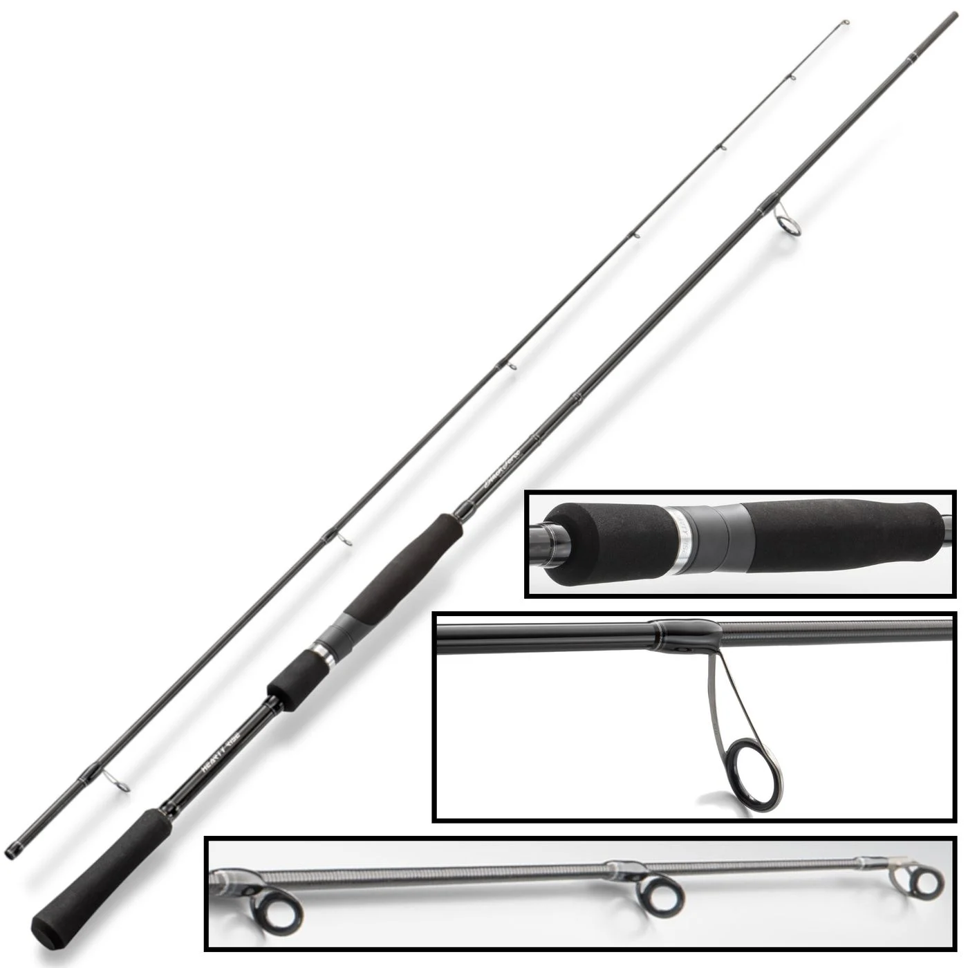 Hearty Rise 2,56m 14-56g Black Force 842 MH - Spinnrute