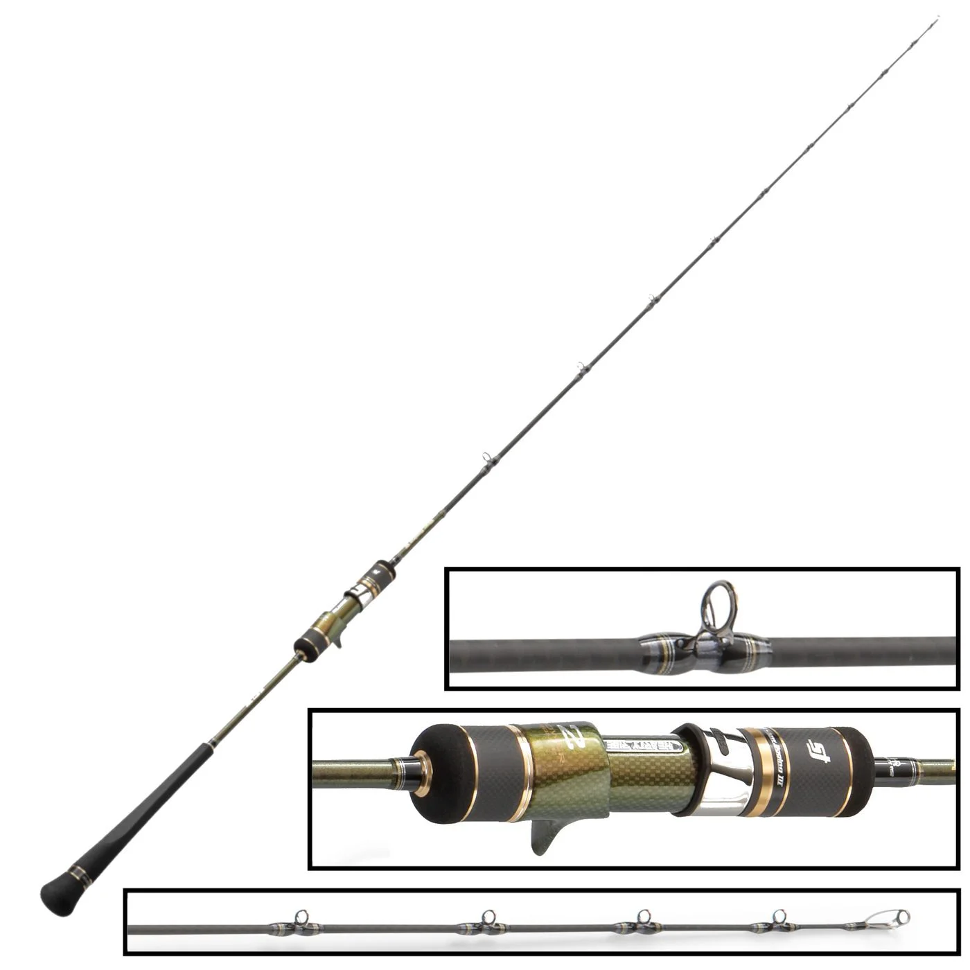 Hearty Rise Slow Jigging III 191cm 250g - Baitcaster Rute