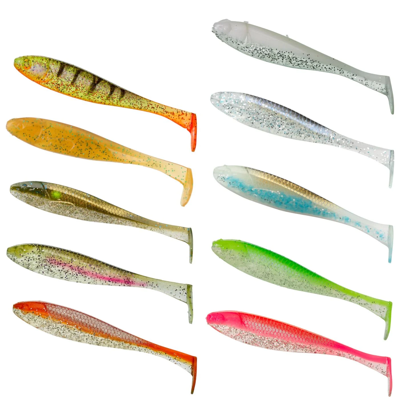 Illex Magic Slim Shad 6,5cm 2,1g - 7 Gummifische Sight Flash