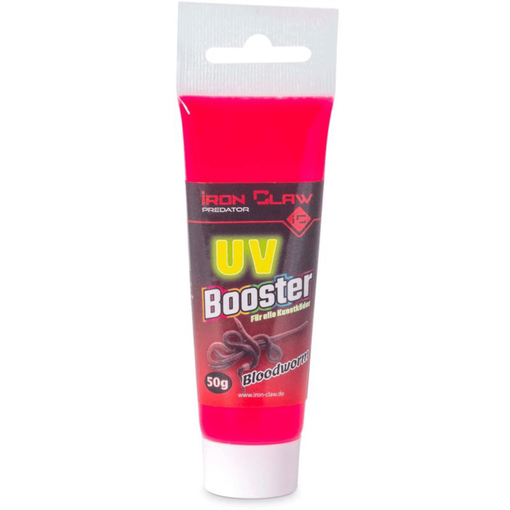 Iron Claw UV Booster Bloodworm 50g