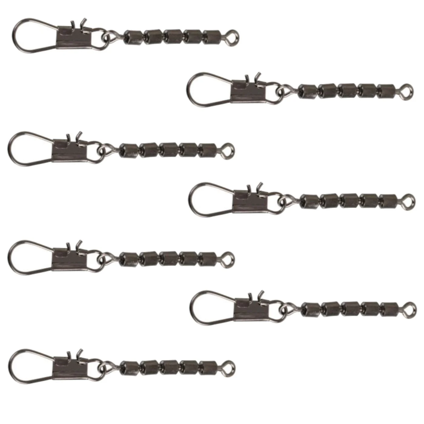 Iron Trout 5er-Wirbelkette - 7 Forellenwirbel Gr. XL / 16kg / 7 Stück