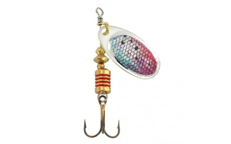 Jenzi Phantom-F Classic Nature Spinner Farbe RGB Forelle 4 Gramm für Raubfischangeln