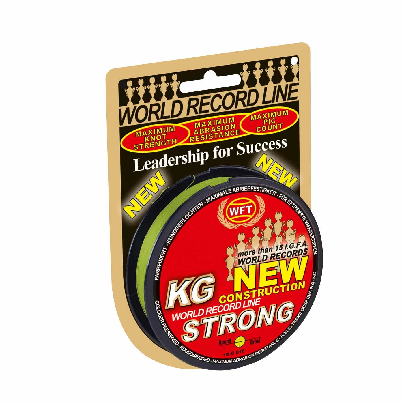 WFT Strong 0,18 mm 22 kg 300m Chartreuse
