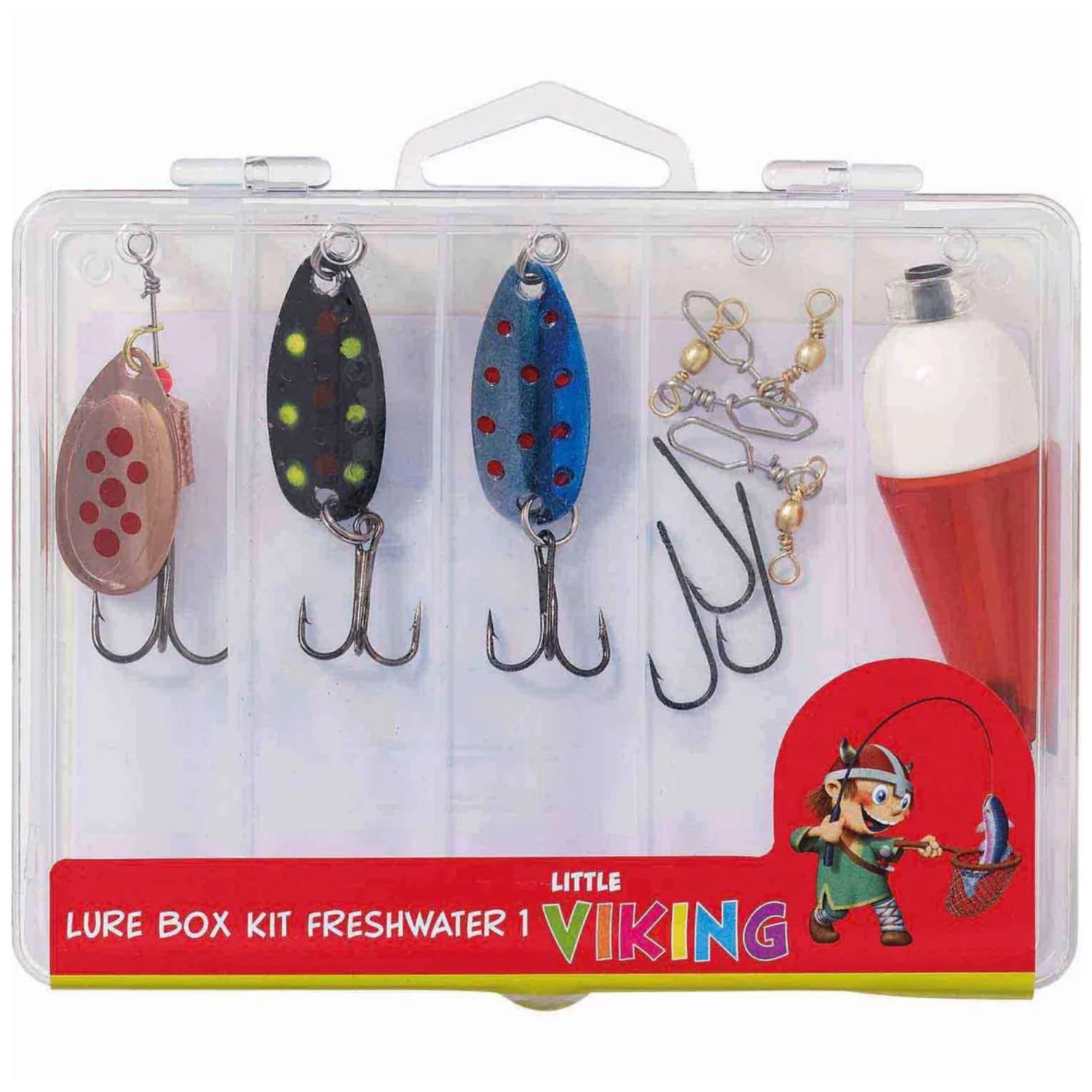 Kinetic Little Viking Lure Box Kit Freshwater - Allroundset