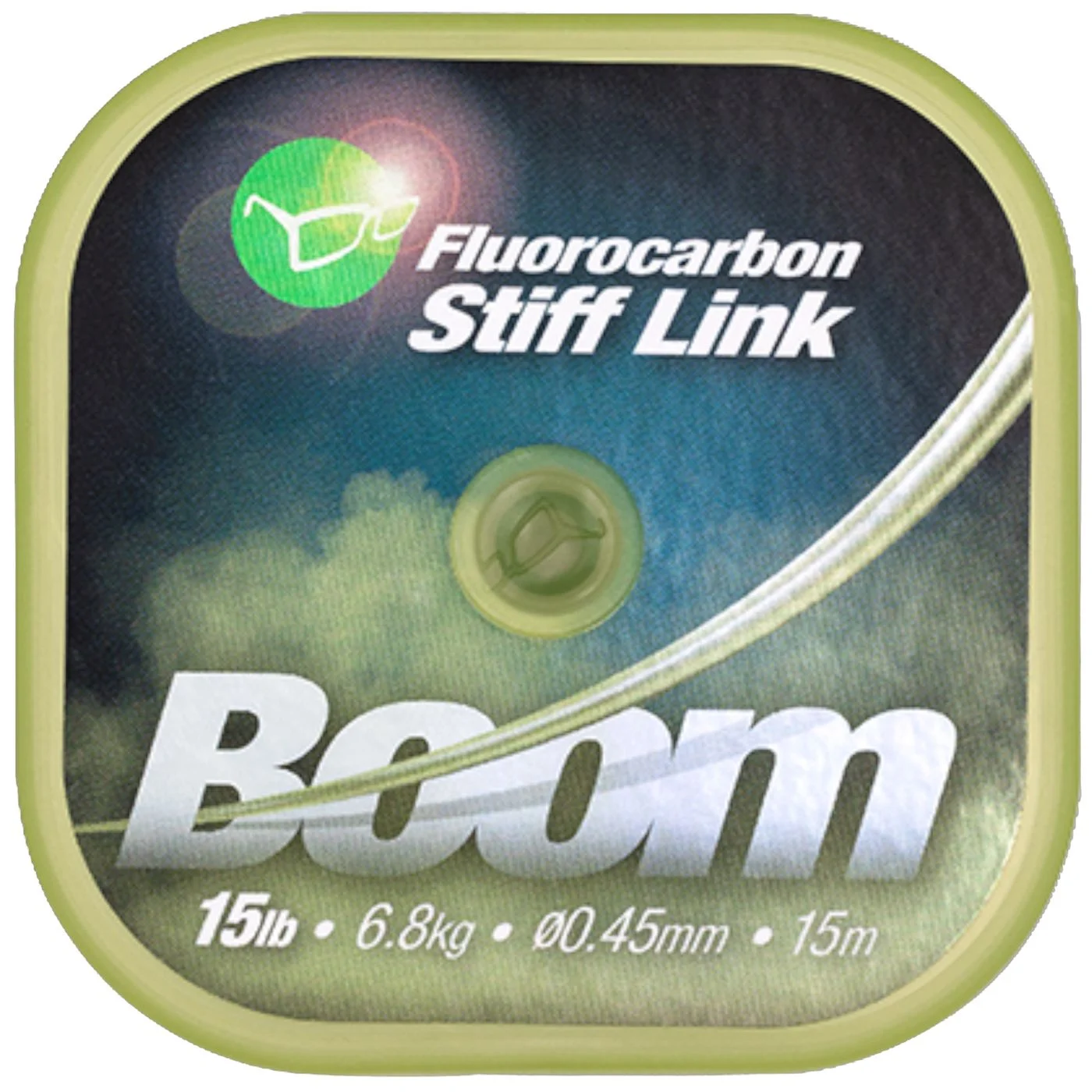 Korda Boom Fluorocarbon Stiff Link 0,45mm 6,8kg - 15m Karpfenvorfach