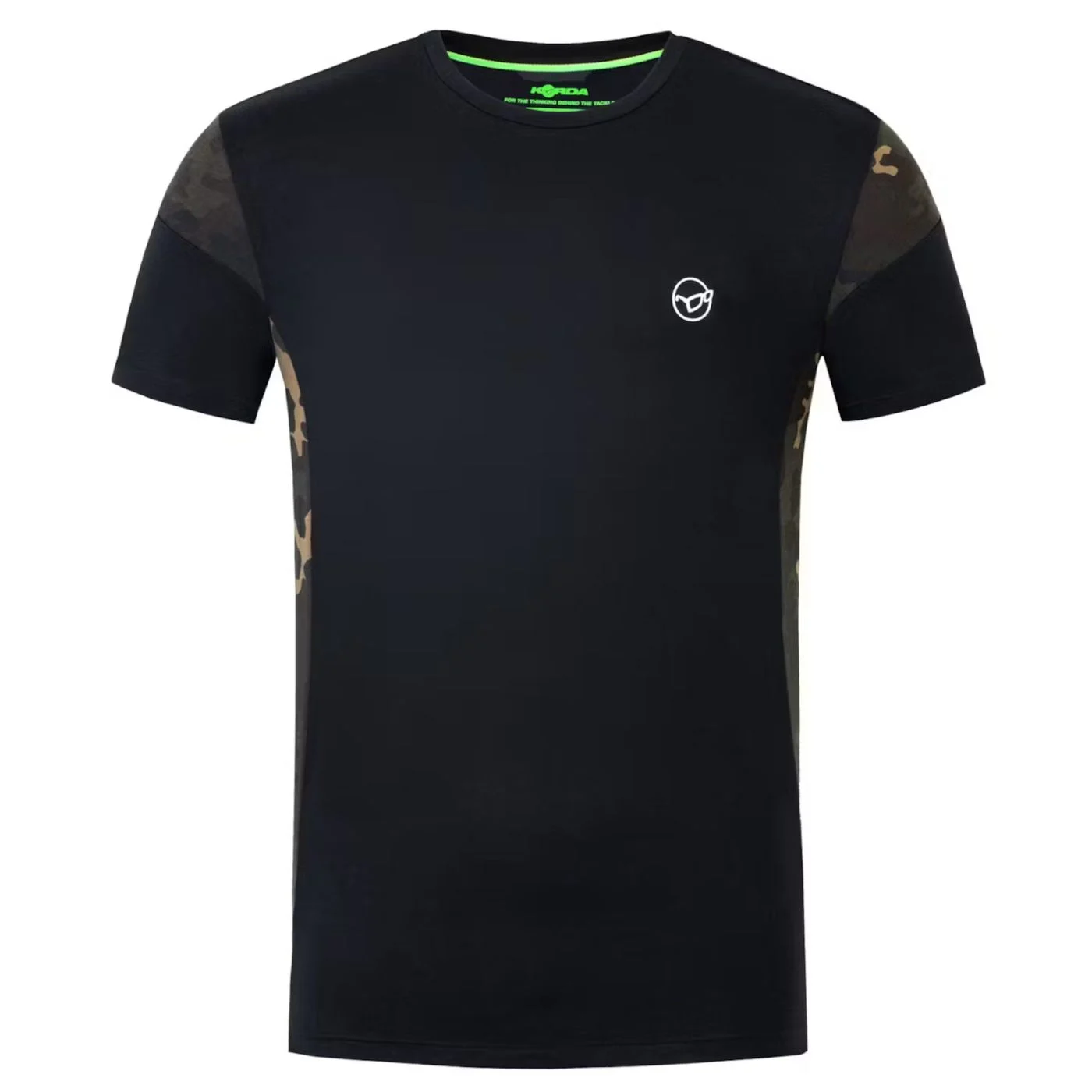 Korda Cut Tee Black - T-Shirt Angelshirt S