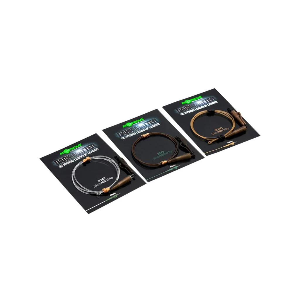 Korda Dark Matter Leader 50 cm QC Hybrid Clip