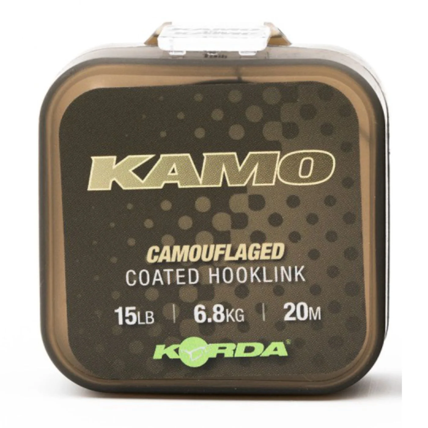 Korda Kamo coated Hooklink 15lb 6.8kg - 20m Vorfachschnur