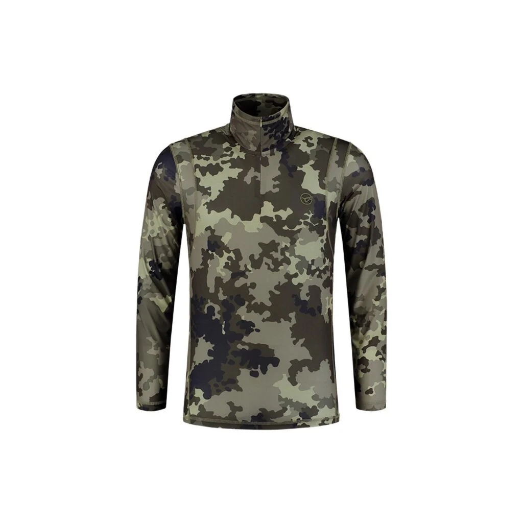 Korda Kool Quick Dry Long Sleeve Neck Kamo S
