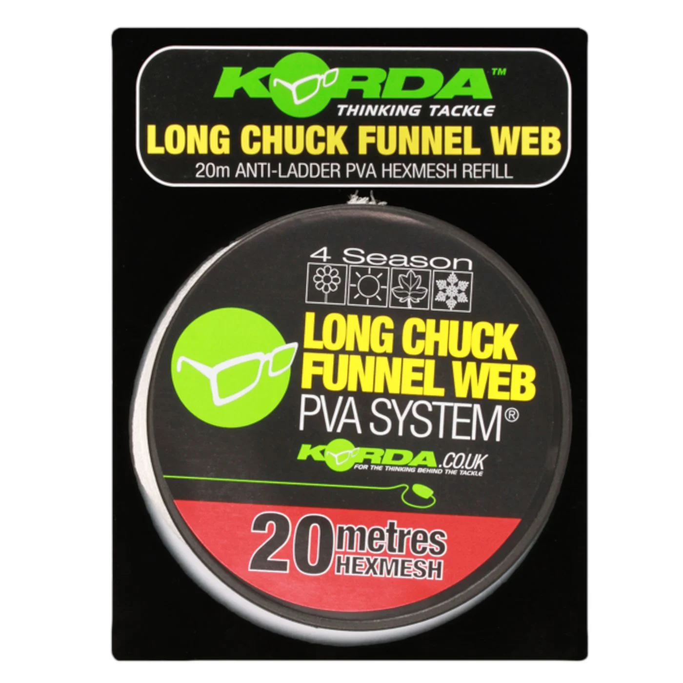 Korda Longchuck Funnel Web HEXMESH Refill - 20m PVA Netzschlauch