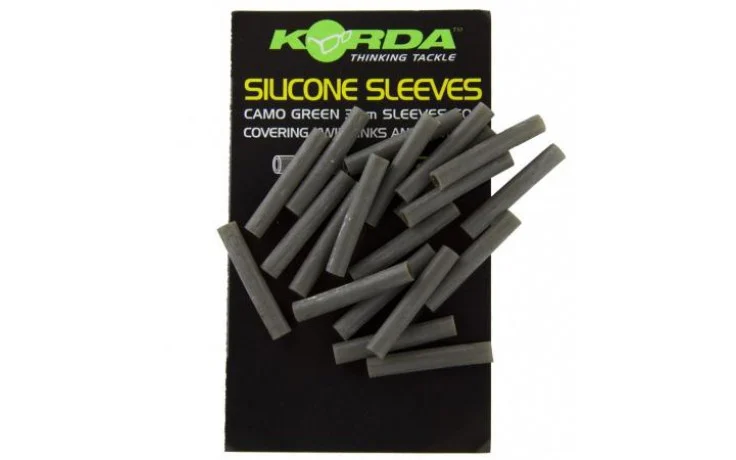 Korda Silicone Sleeves Camo Green 3mm 20Stück