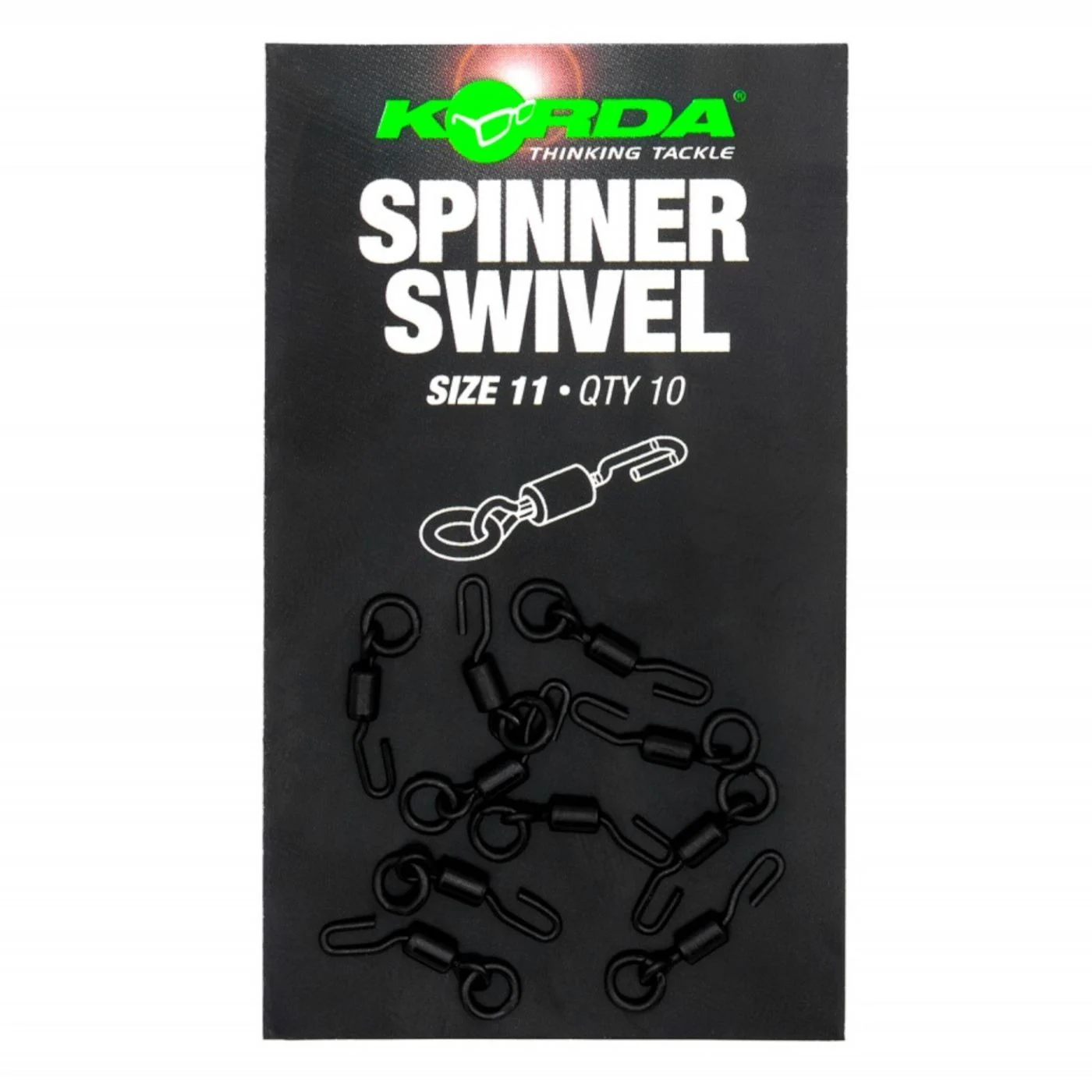 Korda Spinner Ring Swivel XX Size 11 - Wirbel