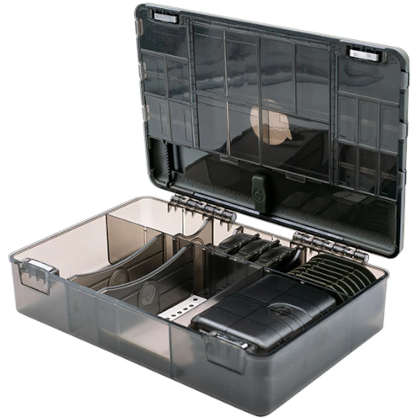 Korda Tackle Box Bundle Deal - 6 Angelboxen + 1 Leadersafe