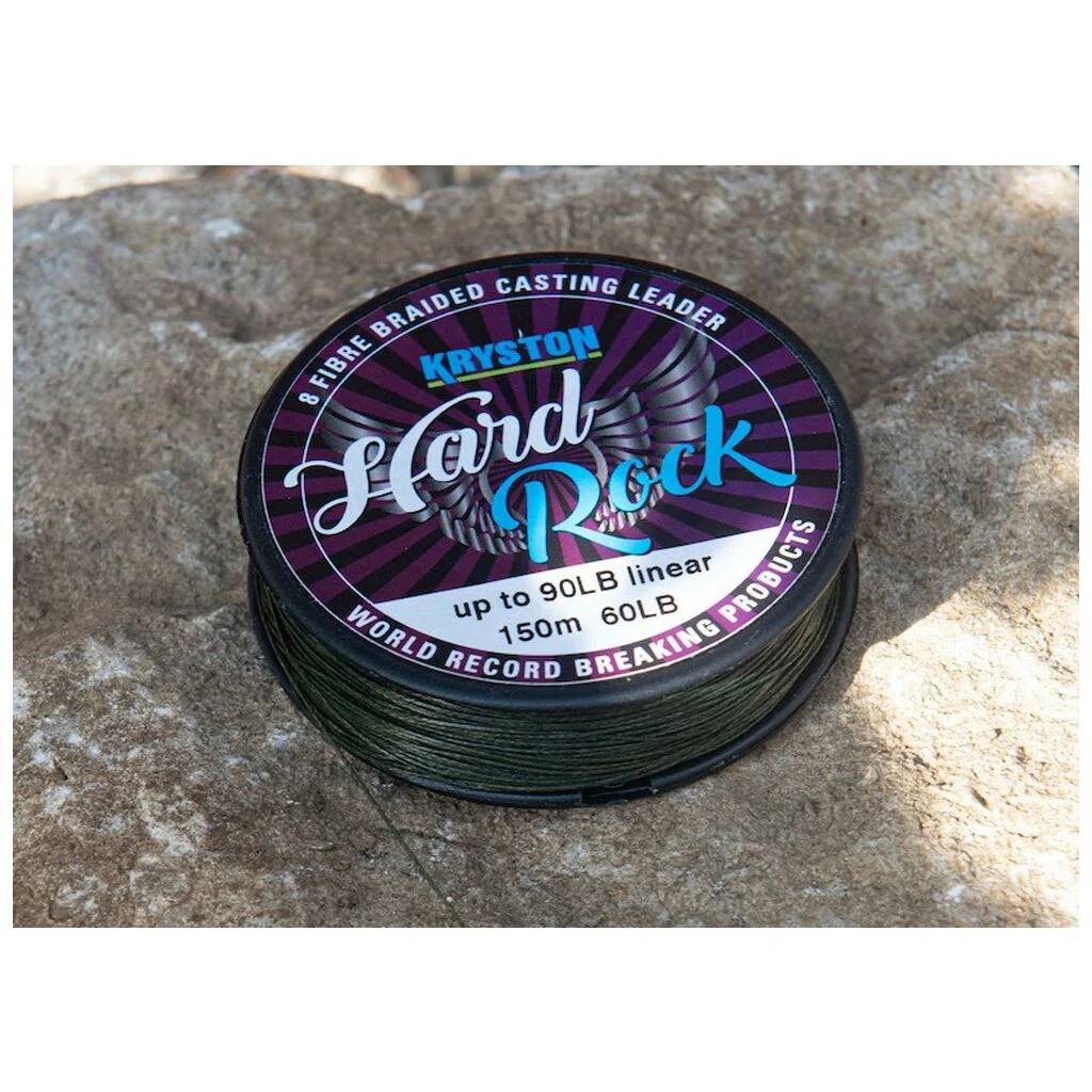 Kryston 150m 60lb HardRock Braided Casting Leader