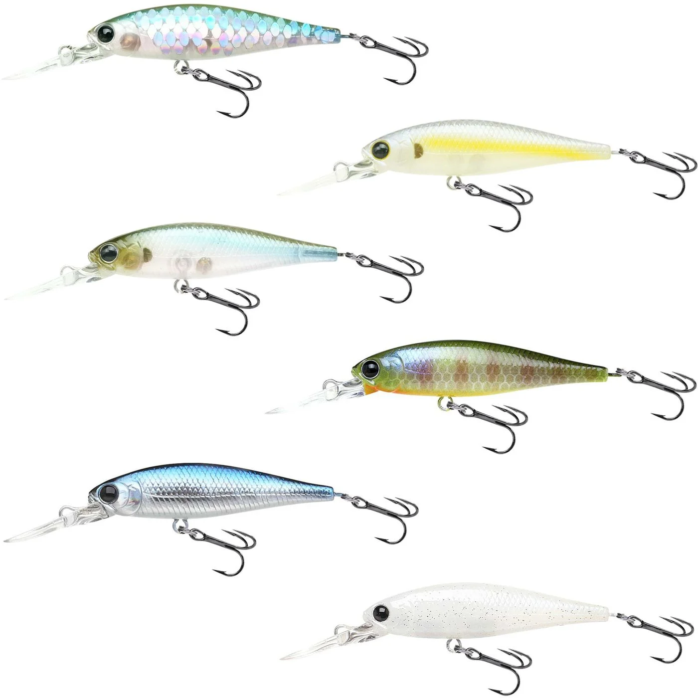 Lucky Craft Pointer 48DD Wobbler 48mm 2.6g – Köder Forelle & Barsch Chartreuse Shad