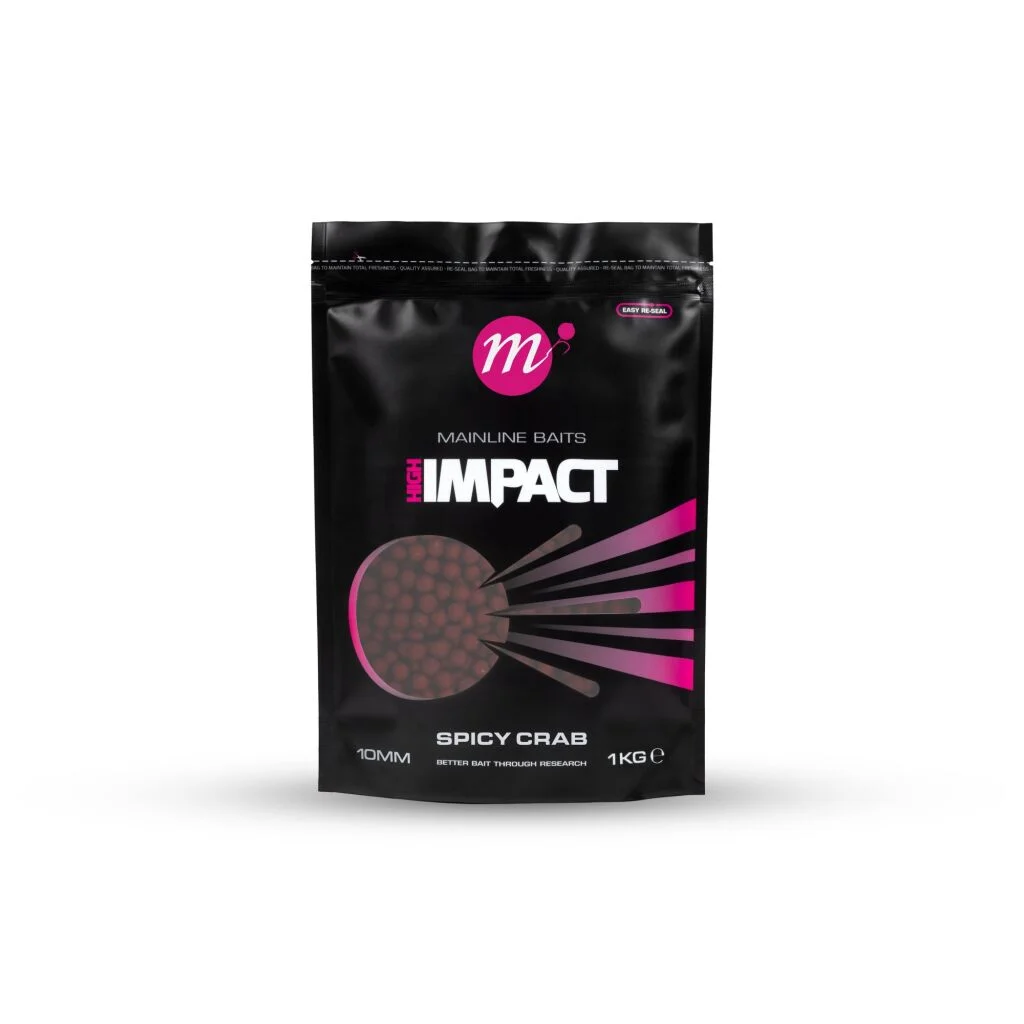 Mainline Hi Impact Spicy Crab Boilies