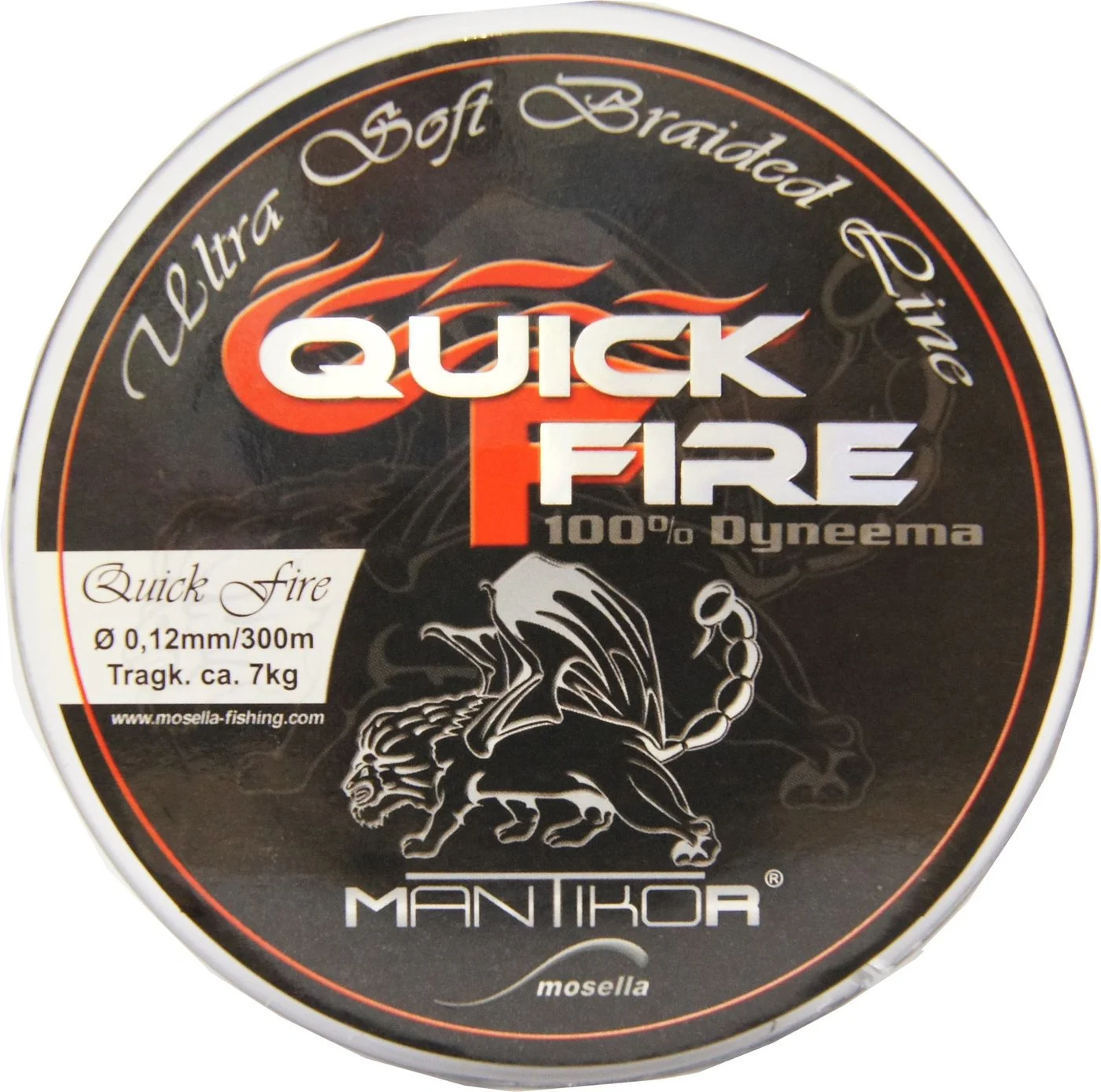 Mantikor Quick Fire Schnur geflochtene Schnur 300m 0,12mm