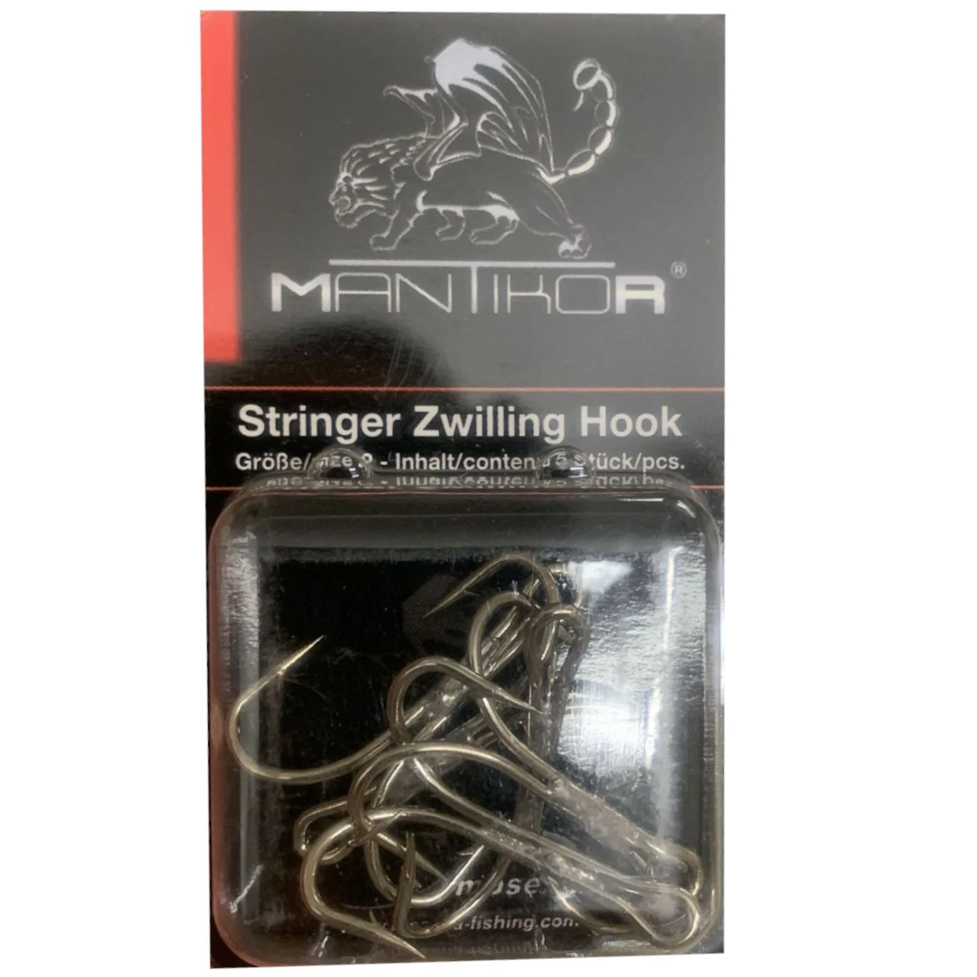 Mantikor Stringer Zwilling Hook Gr.2 - 5 Angelhaken