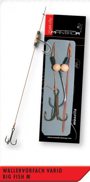 Mantikor Wallervorfach Vario Big Fish 130cm 8/0 + 5/0 Wallerhaken