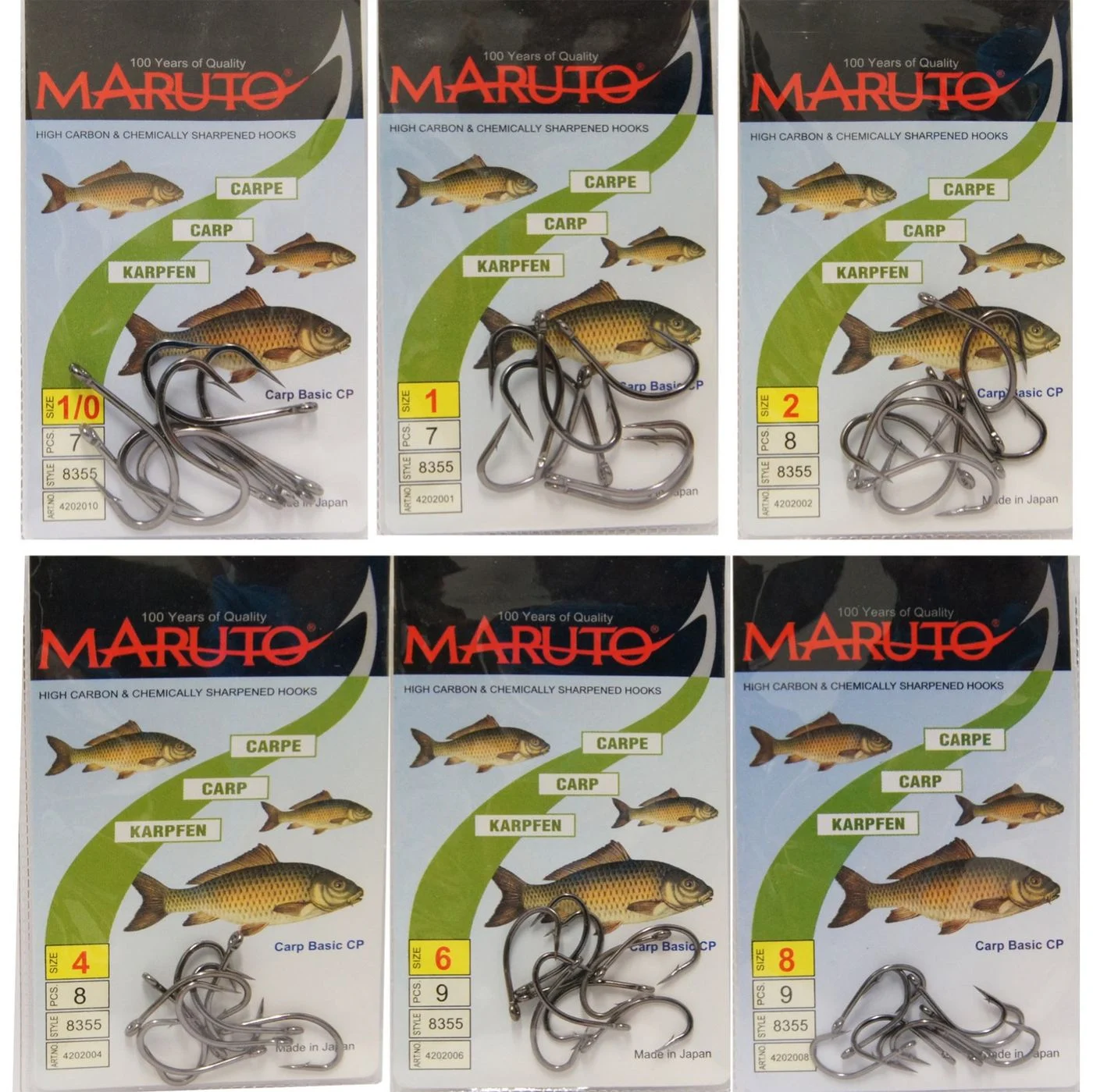 Maruto Karpfenhaken 2| SM Angelsport