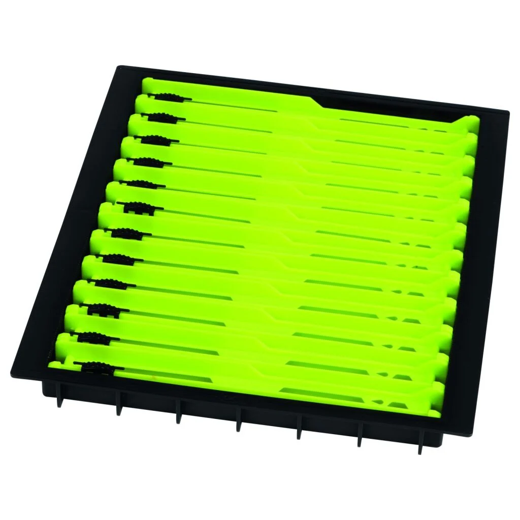 Matrix Pole Winders 180mm loaded Winder Tray small lime