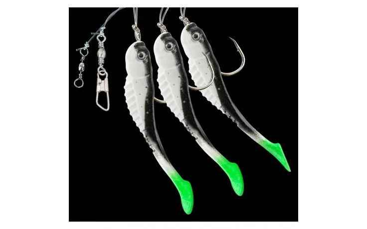 Jenzi Meeresvorfach 3-Arm Fish White-Black