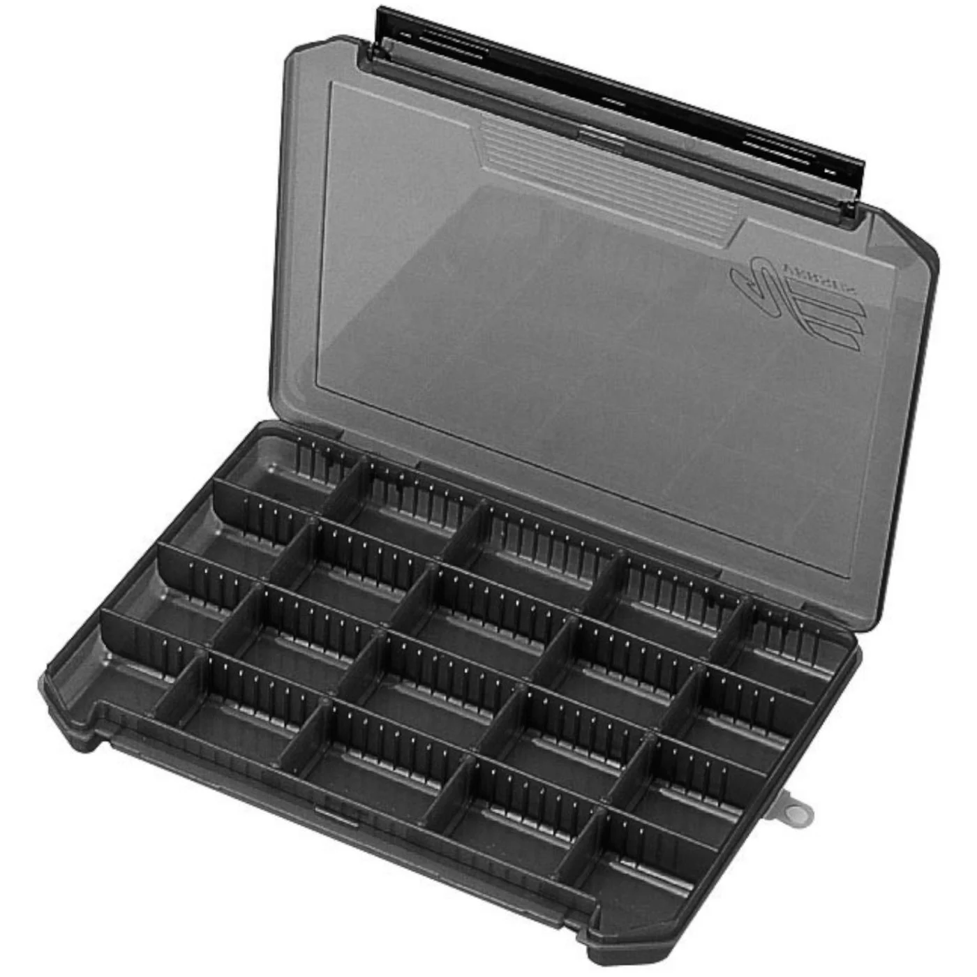 Meiho 25,5x19x2,8cm VS-3020 NS schwarz - Kunstköderbox