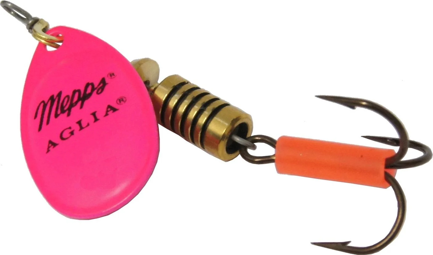 Mepps Aglia fluo pink Spinner Gr. 5 | SM Angelsport