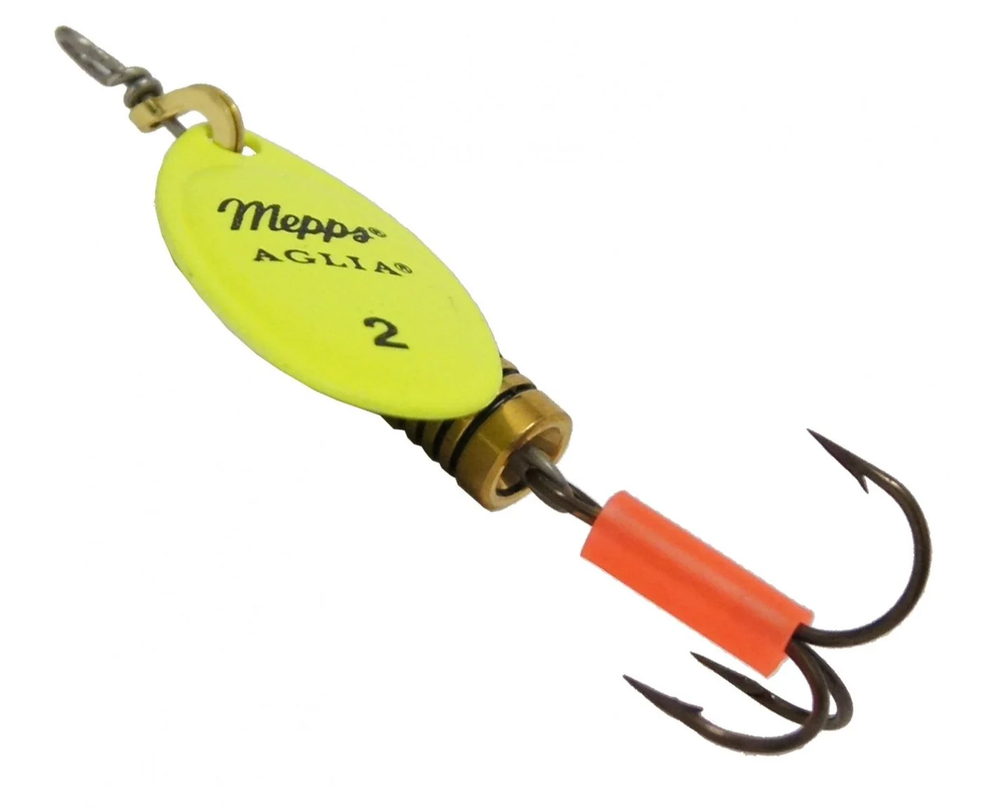 Mepps Aglia Spinner fluo gelb Gr. 2 -4,5g