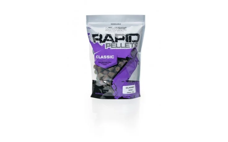 Mivardi Rapid Pellets Heilbutt 4 mm 1 kg Angelköder Pellets für Karpfen und andere Fische
