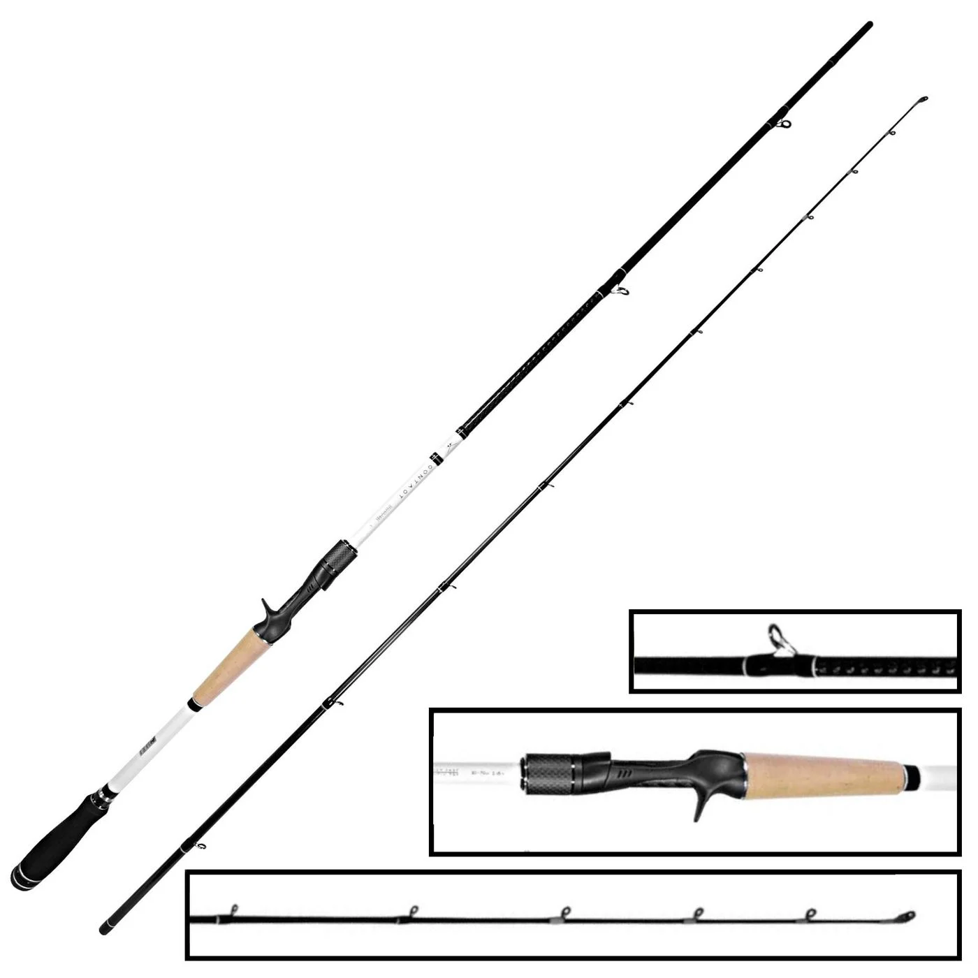 Monkey Lures 240cm 10-45g Solution Cast Rute - Baitcaster Spinnrute