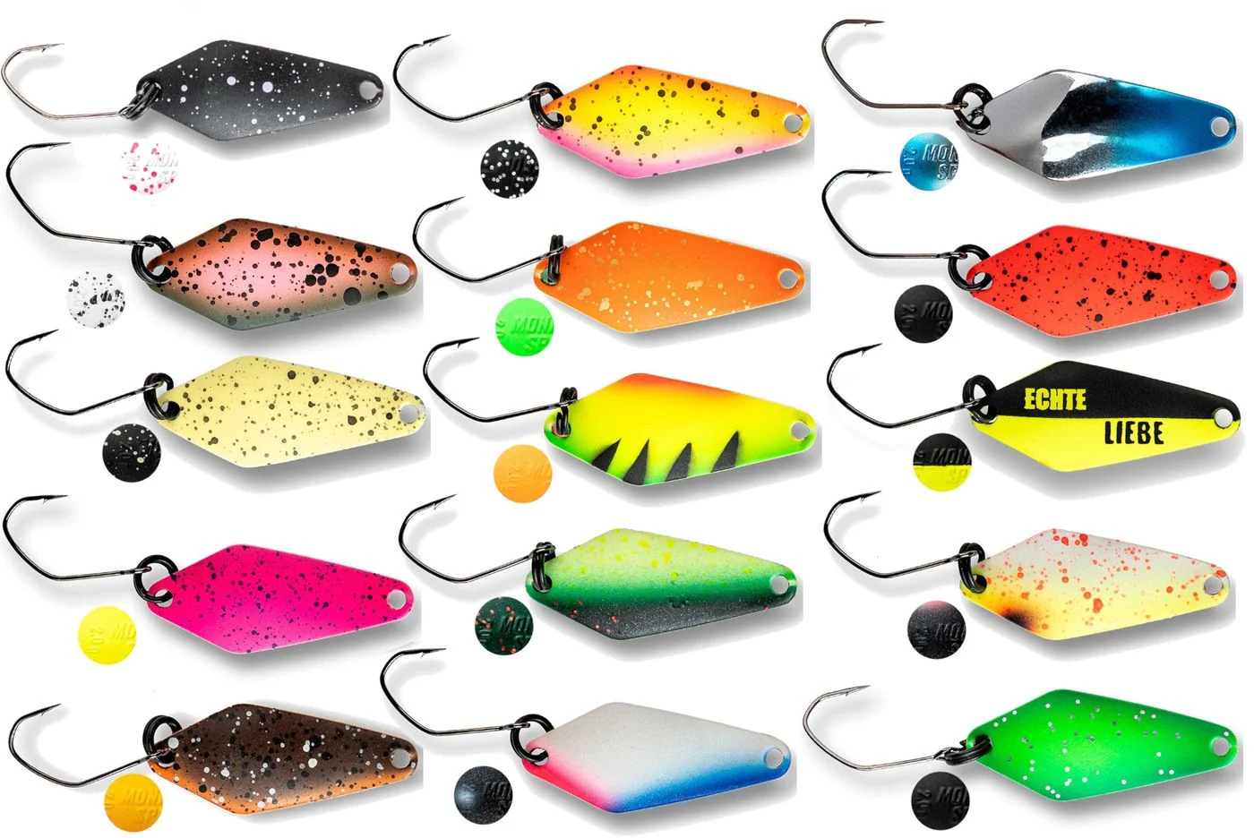 Monkey Lures Monkey Spoon El Nacho 2,0g - Forellenspoon Apple Bomb