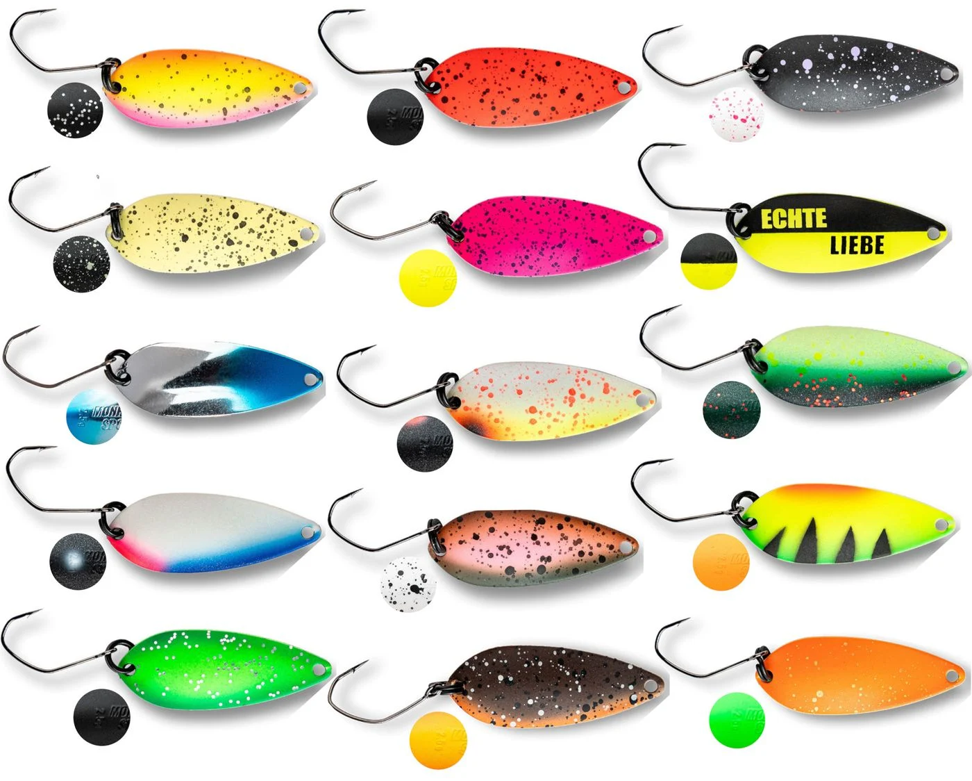 Monkey Lures Monkey Spoon El Patron 2,5g - Forellenspoon Apple Bomb