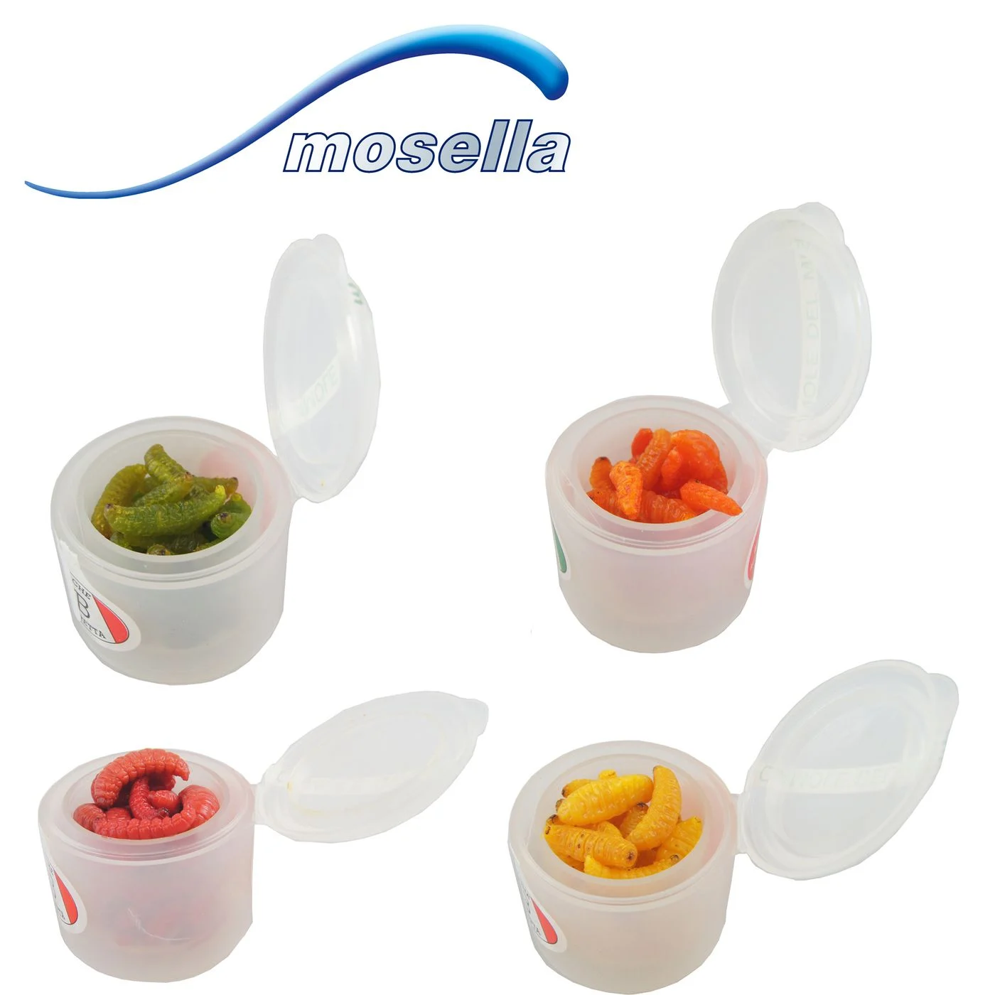 Mosella Camole Maden Forellenköder wie Bienenmaden ROT